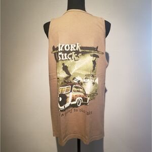 LAKE MEAD BOAT HARBOR WORK SUCKS TANK TOP LARGE. B29